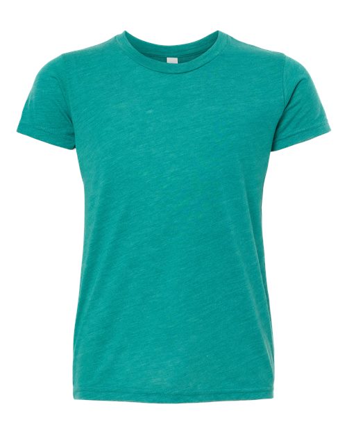 BELLA + CANVAS 3413Y Teal Triblend