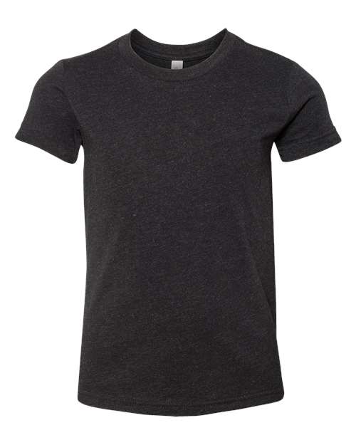 BELLA + CANVAS 3001YCVC Black Heather