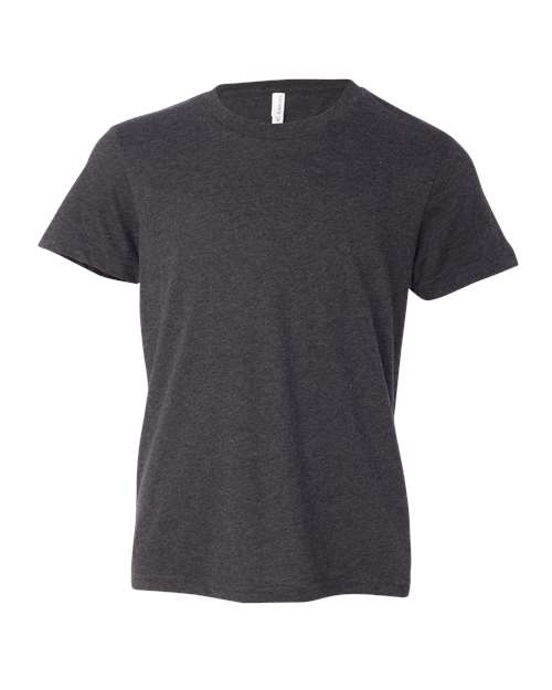 BELLA + CANVAS 3001YCVC Dark Grey Heather