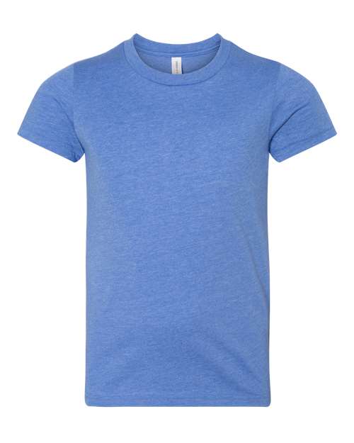 BELLA + CANVAS 3001YCVC Heather Columbia Blue