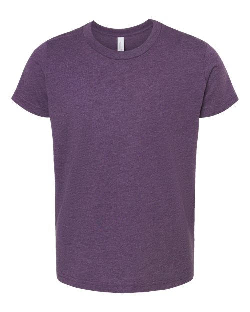 BELLA + CANVAS 3001YCVC Heather Team Purple
