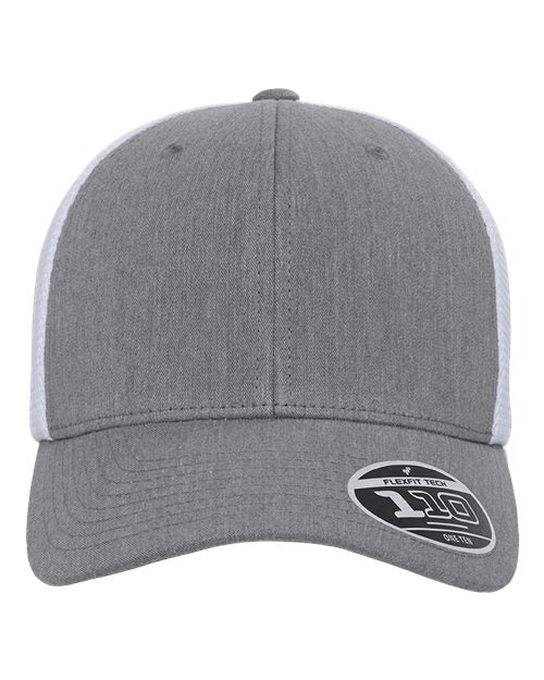 Flexfit 110M Heather Grey/ White