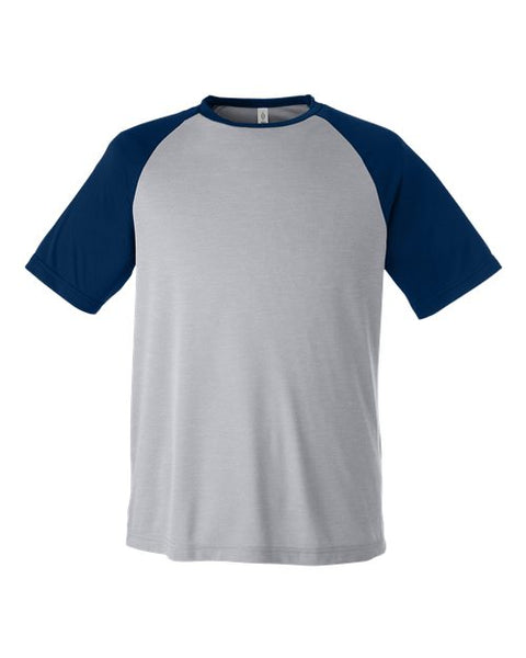 Team 365 TT62 — Unisex Zone Colorblock Raglan T-Shirt
