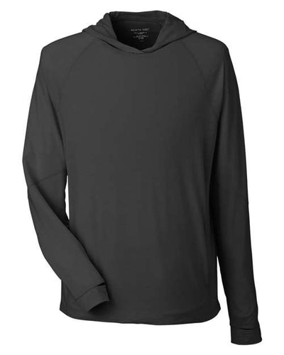 North End NE105 — Unisex JAQ Stretch Performance Hooded Long Sleeve T-Shirt