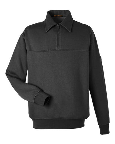 Harriton M712 — Unisex ClimaBloc™ Heavyweight Tactical Quarter-Zip Pullover