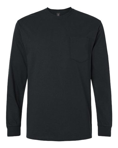 Gildan 2410 — Unisex Ultra Cotton® Long Sleeve Pocket T-Shirt