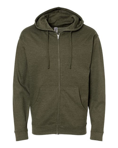 Independent Trading Co. SS4500Z — Unisex Midweight Full-Zip Hooded Sweatshirt