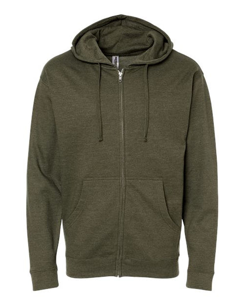 Independent Trading Co. SS4500Z — Unisex Midweight Full-Zip Hooded Sweatshirt