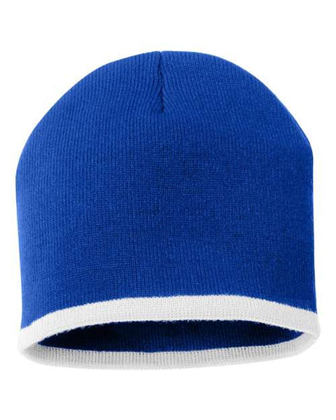 Sportsman SP09 — 8" Bottom-Striped Beanie