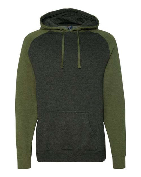 Independent Trading Co. IND40RP — Unisex Raglan Hooded Sweatshirt