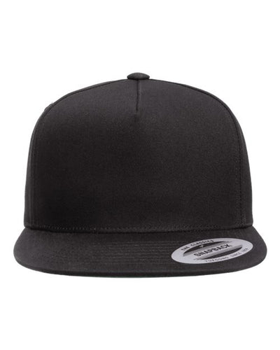 YP Classics 6007 — Five-Panel Cotton Twill Snapback Cap