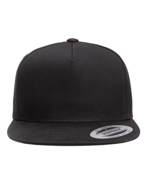 YP Classics 6007 — Five-Panel Cotton Twill Snapback Cap