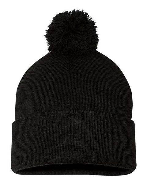 Sportsman SP15 — 12" Pom-Pom Cuffed Beanie