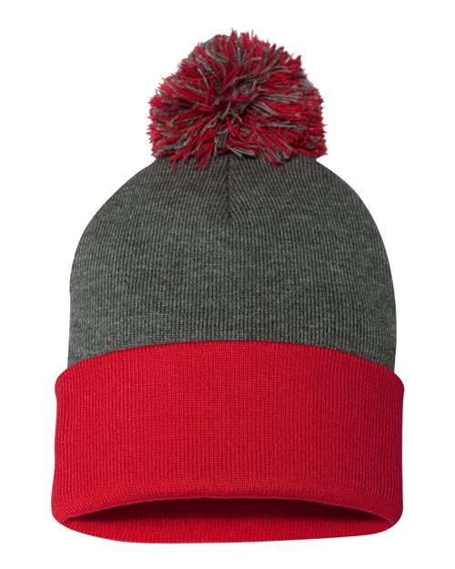 Sportsman SP15 Dark Heather Grey/ Red
