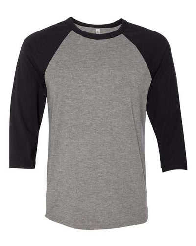BELLA + CANVAS 3200 — Unisex Three-Quarter Sleeve Baseball Tee