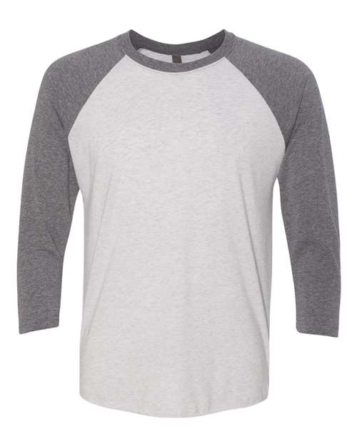 Next Level 6051 Premium Heather Sleeves/ Heather White Body
