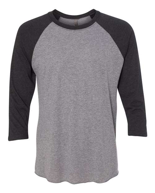 Next Level 6051 Vintage Black Sleeves/ Premium Heather Body