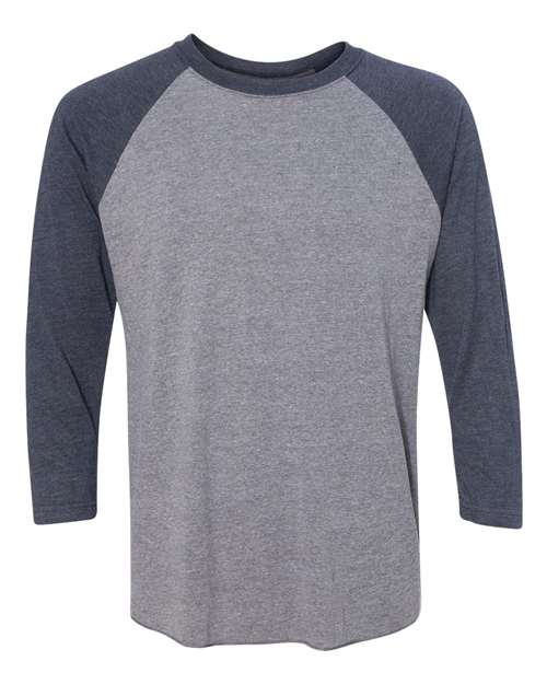 Next Level 6051 Vintage Navy Sleeves/ Premium Heather Body