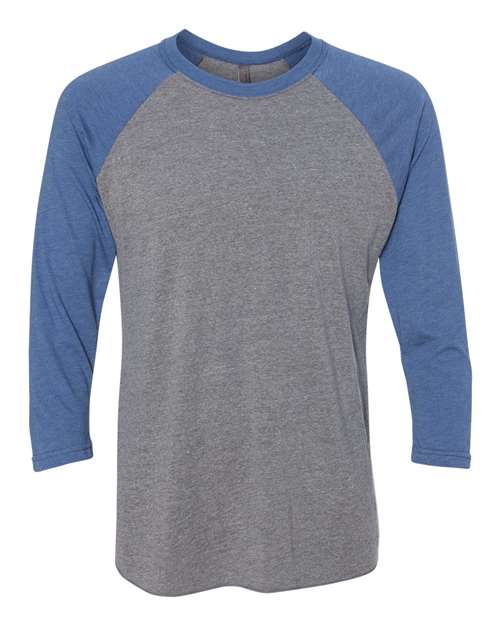 Next Level 6051 Vintage Royal Sleeves/ Premium Heather Body
