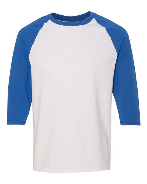 Gildan 5700 White/ Royal
