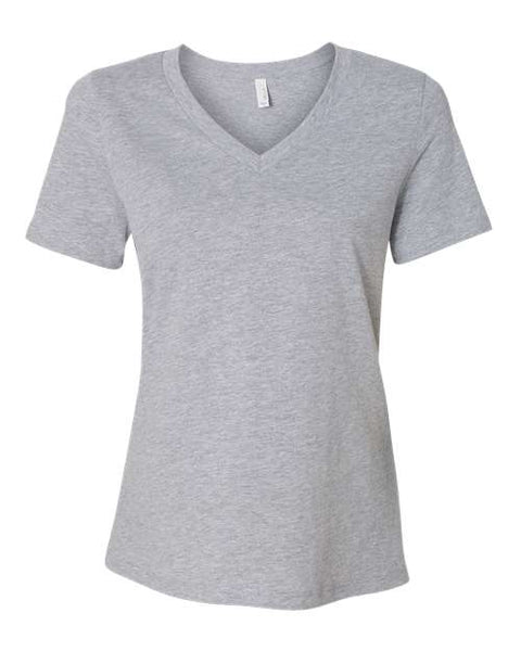 BELLA + CANVAS 6405CVC — Women's Relaxed Heather CVC V-Neck Tee