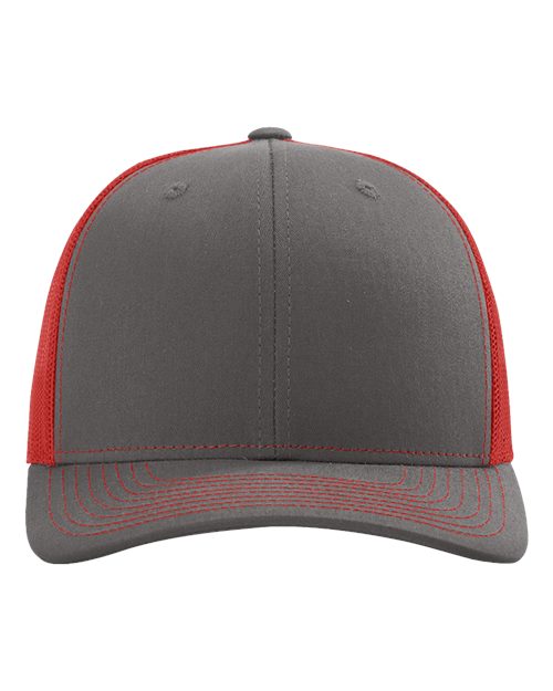 Richardson 112 Charcoal/ Red