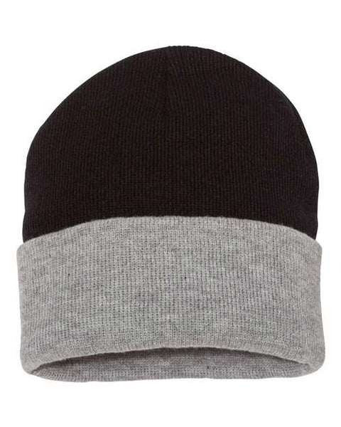 Sportsman SP12T — 12" Color Blocked Cuffed Beanie