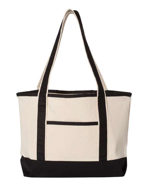 Q-Tees Q125800 Natural/ Black
