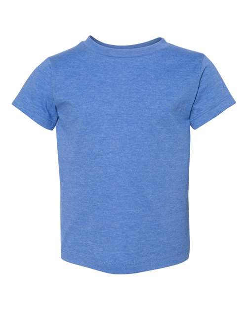 BELLA + CANVAS 3001T Heather Columbia Blue