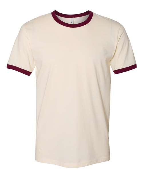 Next Level 3604 Natural/ Maroon