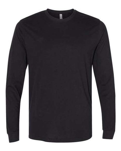 Next Level 6411 — Unisex Sueded Long Sleeve T-Shirt