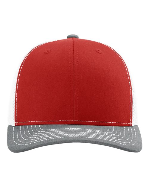 Richardson 112 Red/ White/ Heather Grey