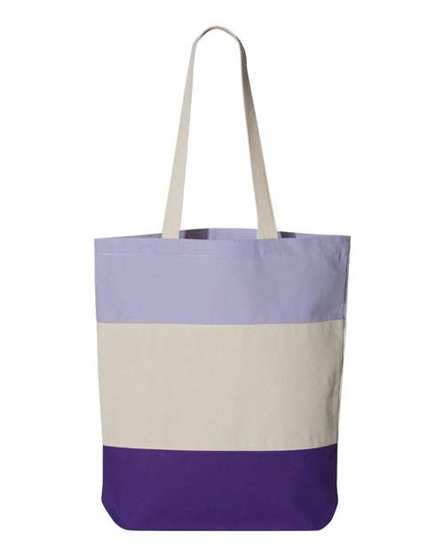 Q-Tees Q125900 Purple/ Natural/ Lavender