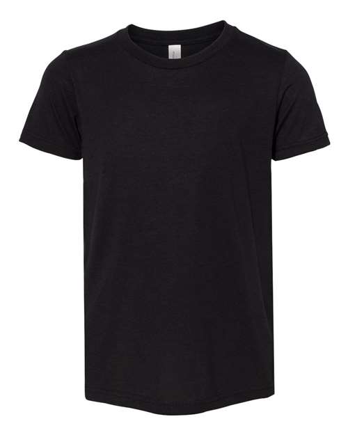 BELLA + CANVAS 3413Y Solid Black Triblend