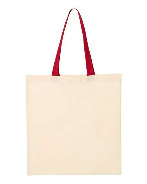 Q-Tees QTB6000 Natural/ Red