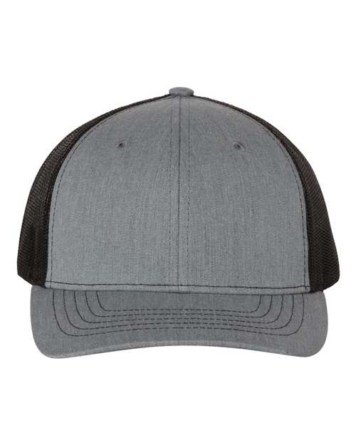 Richardson 112Y Heather Grey/ Black
