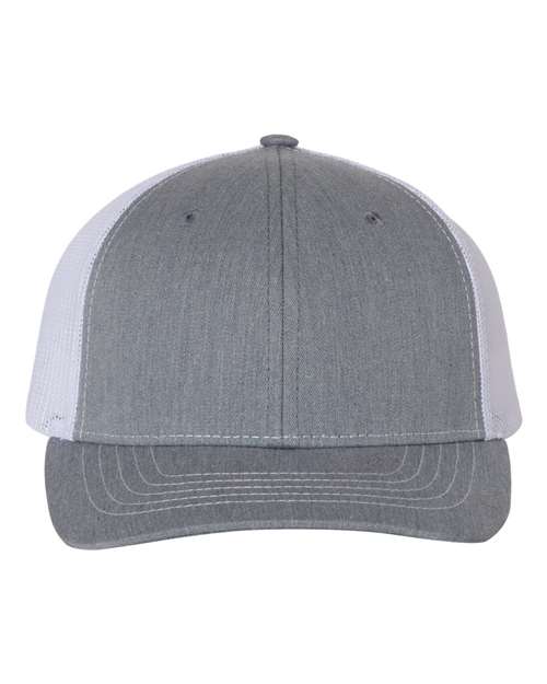 Richardson 112Y Heather Grey/ White